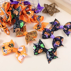 Mollette per capelli Halloween con motivi di zucca e fantasma per bambine e feste