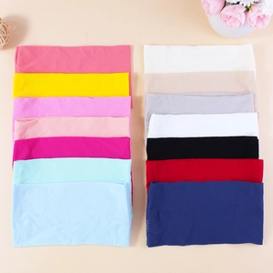 Soft Stretchy Nylon Baby Headband Solid Color Breathable Sweatband Wide Hair Band For Infants Toddlers Kids Hair Accessories