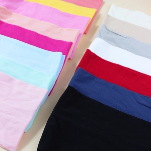 Multi-color elastic nylon headbands in a variety of vibrant colors for babies and girls