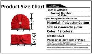 Guide des tailles pour ensemble bonnet et bandeau en tricot avec mesures précises