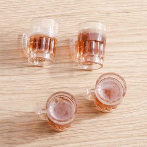 Lot de 4 breloques réalistes en résine pour la fabrication de bijoux DIY et artisanat