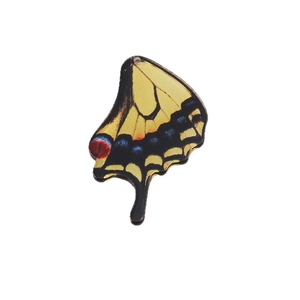 Colorful butterfly wing acrylic pendants for DIY jewelry making earrings and necklaces