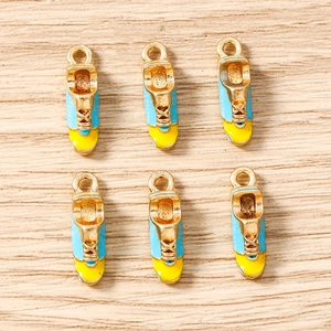 Alloy Sneaker Charms Enamel Drip Oil Shoe Pendants For DIY Jewelry Making Bracelet Necklace Keychain Accessory