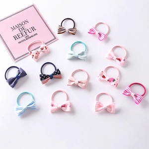Lot de 13 chouchous à nœuds aux couleurs acidulées pour enfants avec de jolis motifs variés