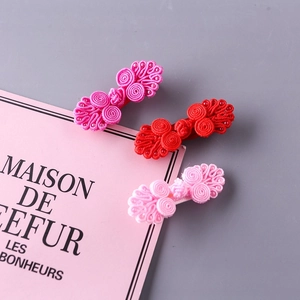Molletta per Capelli in Stile Cinese Tradizionale Bottone Cinese Fatta a Mano per Bambine Accessori per Capelli Vintage