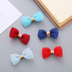 Handmade Tulle Bow Hair Clips For Kids Sweet Princess Ribbon Butterfly Hairpin Cute Children Fashion Hair Accessories