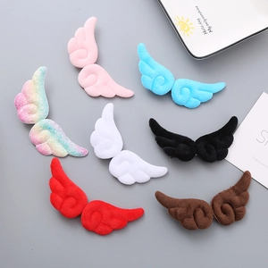 Schattige Pluche Engelenvleugels Haarspeldjes Voor Kinderen Meisjes Frisse Zoete Stof Haarnadeln Cartoon Eendenbekclip Zachte Decoratieve Hoofddeksels
