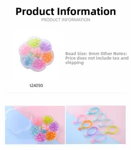 Macro detail of 8mm translucent macaron resin beads and flower-shaped DIY storage box