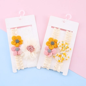 Süße Baby Stirnbänder Blumen Schleife Spitze Elastische Säuglingshaarbänder Für Neugeborene Fotografie Prinzessin Haarschmuck