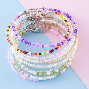 Bijou De Sac Perlé Coloré Fait à La Main Porte Clés Bohème En Résine Chaîne De Téléphone Portable Accessoires Artisanaux