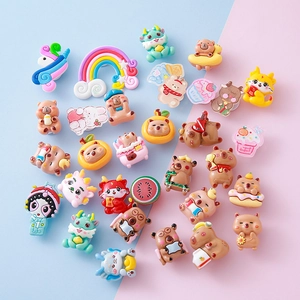Cartoon Bär Eiscreme Schuh Charms Für Clogs Süße Harz PVC Tier DIY Dekoration Zubehör Für Kinder Erwachsene Geschenk