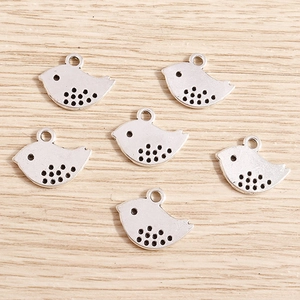 Vintage Bird Charms Zinc Alloy Animal Pendants For DIY Necklace Bracelet Keychain Jewelry Making Accessories Handmade Parts