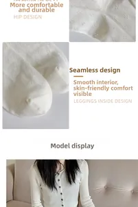Detailed close-up view of white mesh fabric texture and seamless machine-sewn design