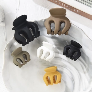 Mini Pinza per Capelli Opaca per Donna Supporto per Coda di Cavallo Alta Piccoli Fermagli per Capelli Antiscivolo Eleganti Accessori per Capelli Minimalisti