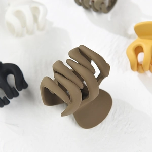 Pinze per capelli opache minimaliste in vari colori per acconciature a coda di cavallo