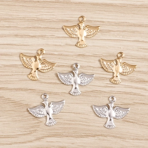 Pendentifs Aigle Oiseau en Alliage de Zinc Électroplaqué pour la Fabrication de Bijoux DIY Collier Bracelet Accessoire Charme