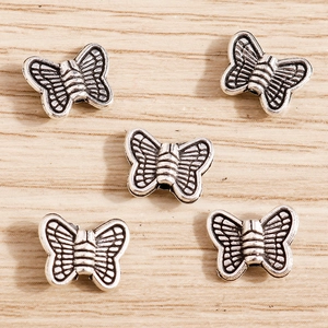 Vintage Legierung Schmetterling Charms Antik Silber Tier Anhänger Für Schmuckherstellung Armband Halskette DIY Deko Zubehör