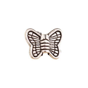 Set mit Schmetterlingsanhängern im Retro-Silber-Stil für DIY-Schmuck und Halsketten