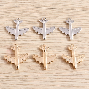 Colgantes de Aleación de Zinc en Forma de Avión para Creación de Joyería DIY Llavero Pulsera Collar Amuletos de Avión