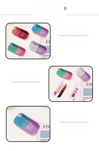Detail view of acrylic glitter hair claw featuring a pill design and Chill Pill text