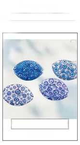 Quatre pinces à cheveux bleues à motif œil maléfique en PVC avec imprimés chics