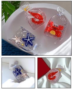 Detailed macro view of creative acetate hair claw clip with lifelike ocean life elements