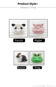 Détails des pinces à cheveux en acrylique animal avec texture marbrée et fini poli