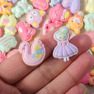 Bunte Resin Tieranhänger in Macaron-Farben für DIY Basteln und Schmuckherstellung