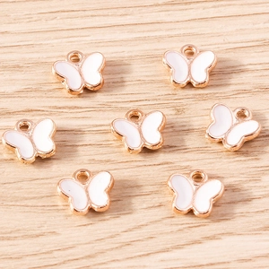 Alloy Butterfly Charms Animal Enamel Drip Oil Pendants For DIY Jewelry Making Necklace Bracelet Earrings Accessory Parts