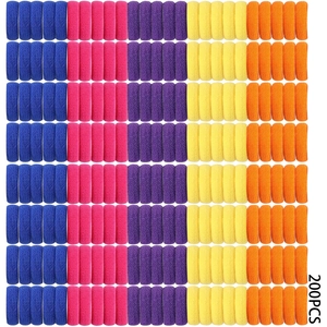 Lot de 200 élastiques à cheveux haute élasticité en couleurs assorties pour filles
