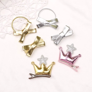 Lot de barrettes à cheveux étincelantes avec couronnes et étoiles pour filles