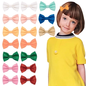 Fermagli per capelli glitterati in colori pastello per bambine e accessori da principessa