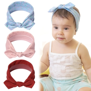 Baby Girl Floral Polka Dot Bow Headbands Elastic Cotton Hair Band For Infant Toddler Cute Hair Accessories Collection
