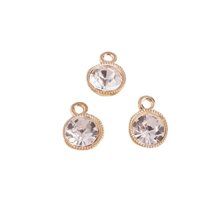 Three luxury crystal rhinestone pendants for DIY necklaces and high-end jewelry making