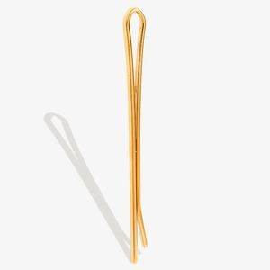 304 Edelstahl Haarklammer Minimalistisch U-Förmige Bobby Pin 18K Gold Silber Plattiert Metall Haarnadel Haar Accessoires Damen