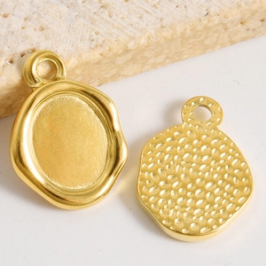 Pendentifs irréguliers en acier inoxydable 304 doré pour la fabrication de bijoux DIY