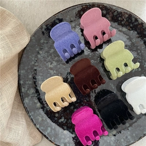 Mini Mollette per Capelli in Velluto Floccato Opaco per Donna Ragazze Piccole Forcine di Velluto per Fissaggio Frangia Laterale