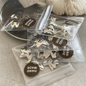 Set di dieci fermagli per capelli a forma di stella argentata per ragazze e bambini