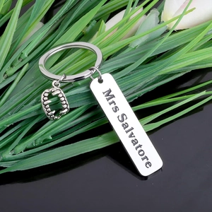 Mrs Salvatore stainless steel vampire fangs keychain for Halloween gift ideas