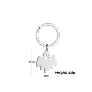 Détails du porte-clés fantôme mignon avec les dimensions de 23 mm par 24 mm
