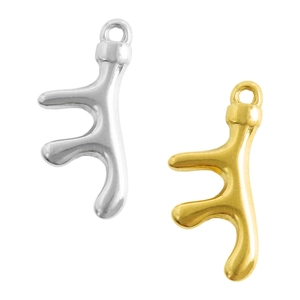 304 Stainless Steel Coral Branch Pendant Organic Branch Charms For DIY Necklace Bracelet Making Jewelry Accessories
