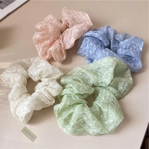 Lot de chouchous à texture bulles aux couleurs acidulées pour coiffures de filles