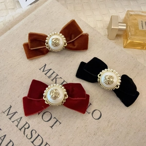 Pince à Cheveux Nœud en Satin Style Français Vintage Avec Künstliche Perle d'Imitation Camélia En Relief Accessoire Bijoux Pour Femmes