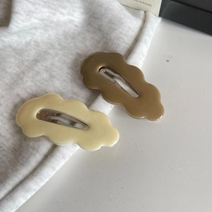 Koreanischer Stil Acryl Wellen Wolken Haarspange Süß Unregelmäßig Pony Clip Fashion BB Clip Für Damen Mädchen Haarschmuck