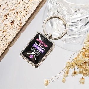 Pendentif Plaque d'Identité avec Citation Inspirante de Tennis Porte-clés Collier pour Athlètes Hommes Femmes Cadeau Sportif Métal