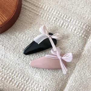 Sweet Bow Knot Water Drop Hair Clips For Women Girls Chiffon Bowknot Duckbill Clips Cute Hair Accessories Side Clip