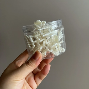 Mini Pinces à Cheveux Crabe en Alliage et Imitation Künstliche Perle en Pot Petites Barrettes Décoratives pour Femmes Filles Accessoires