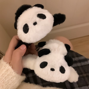 Pince à Cheveux Crabe en Peluche Panda Mignon Imitation Fourrure Douce Dessin Animé Pour Femmes Filles Accessoires de Cheveux Hiver