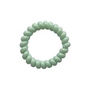 Élastique à cheveux cordon de téléphone vert menthe minimaliste au design sans couture