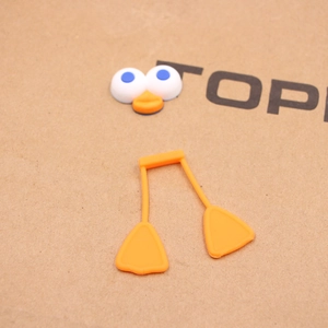 Cartoon duck beak and feet silicone accessories for DIY handmade dolls and crafts